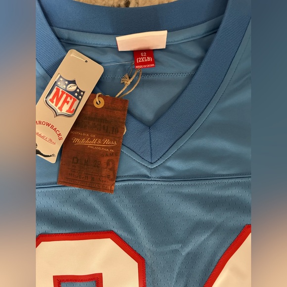 Mitchell & Ness Authentic Houston Oilers Earl Campbell NFL Jersey Men’s Sz: 2XLB - Picture 4 of 7